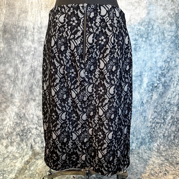 Worthington Black Lace Skirt - 14 - Picture 3 of 7